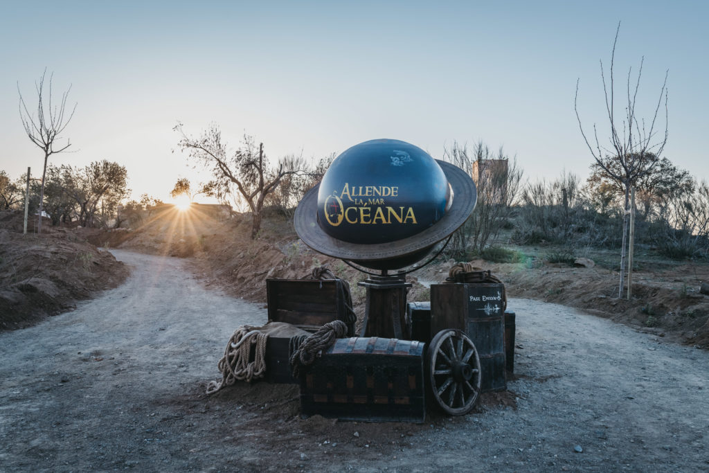 Entrance of the immersive walkthrough "Allende la Mar Oceana", Puy du Fou España, Toledo. © Puy du Fou