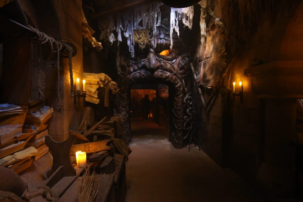Will you pass Odin's door ? Immersive walkthrough "Le Premier Royaume", Puy du Fou, France. © Puy du Fou