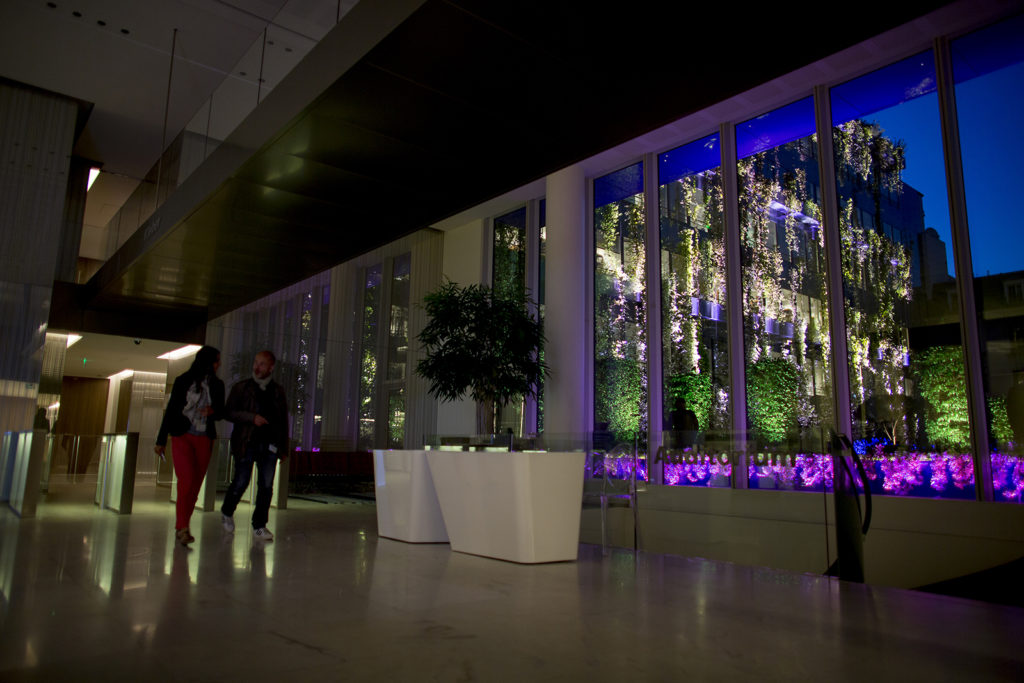 Architectural Lighting, creative and low-consumption, SCR Headquarters, Paris, France. © Les Petits Français