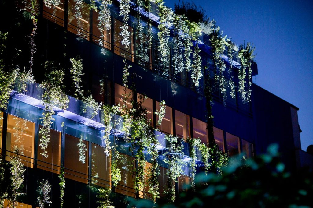 Architectural Lighting, creative and low-consumption, SCR Headquarters, Paris, France. © Les Petits Français