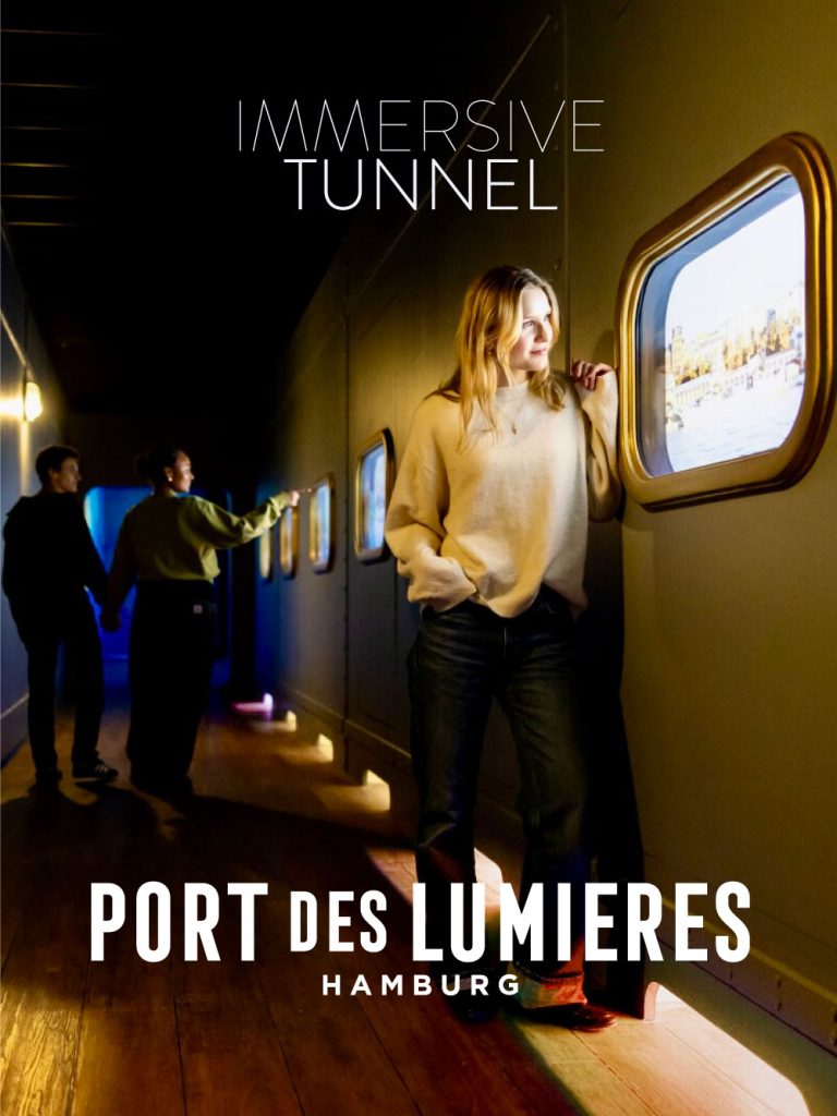 The Immersive Tunnel | Port des Lumières, Hamburg